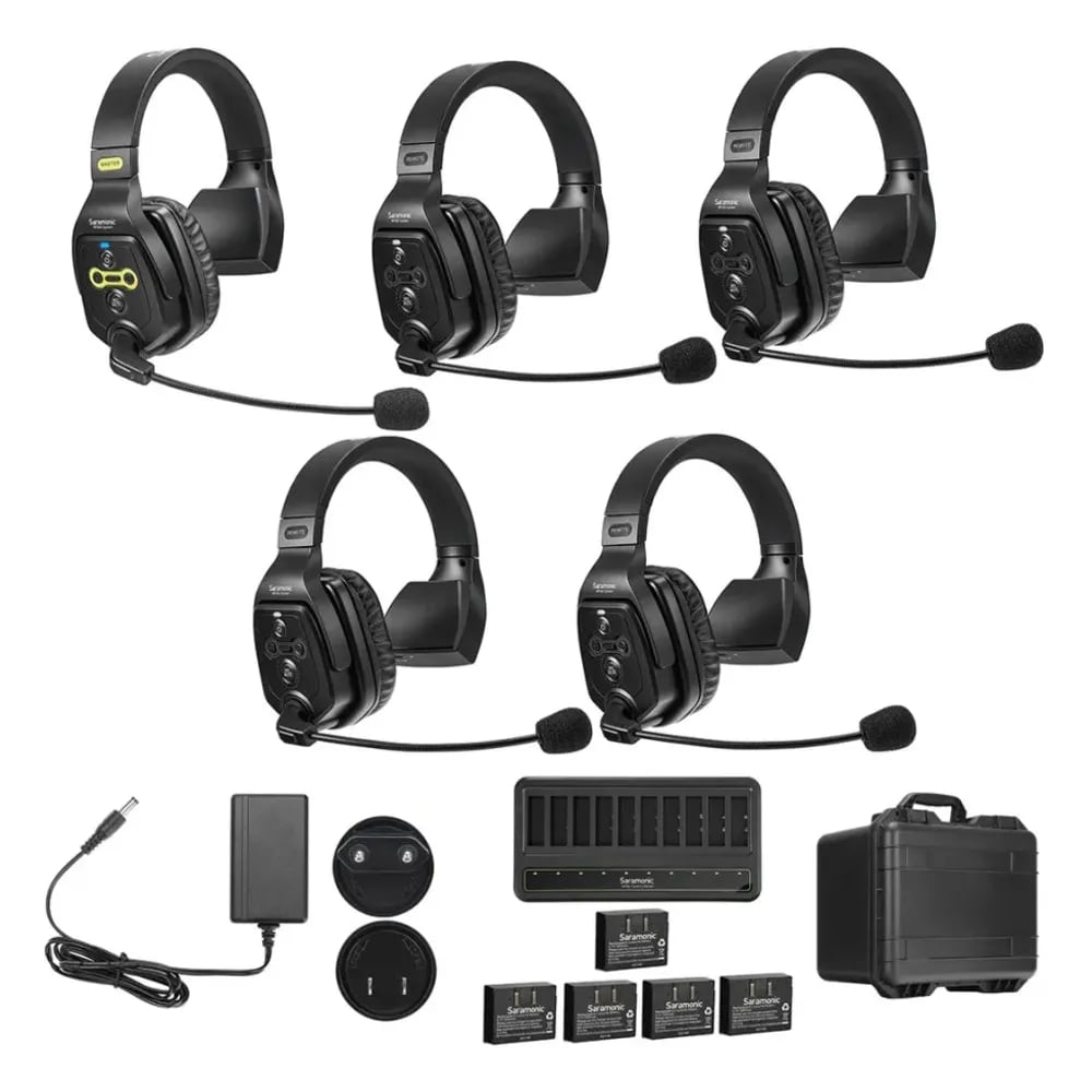 Saramonic WiTalk WT5S (1ª Gen) – Intercomunicador Inalámbrico 5 Personas Single-Ear con Cargador - Variante en LEMM DJ Store