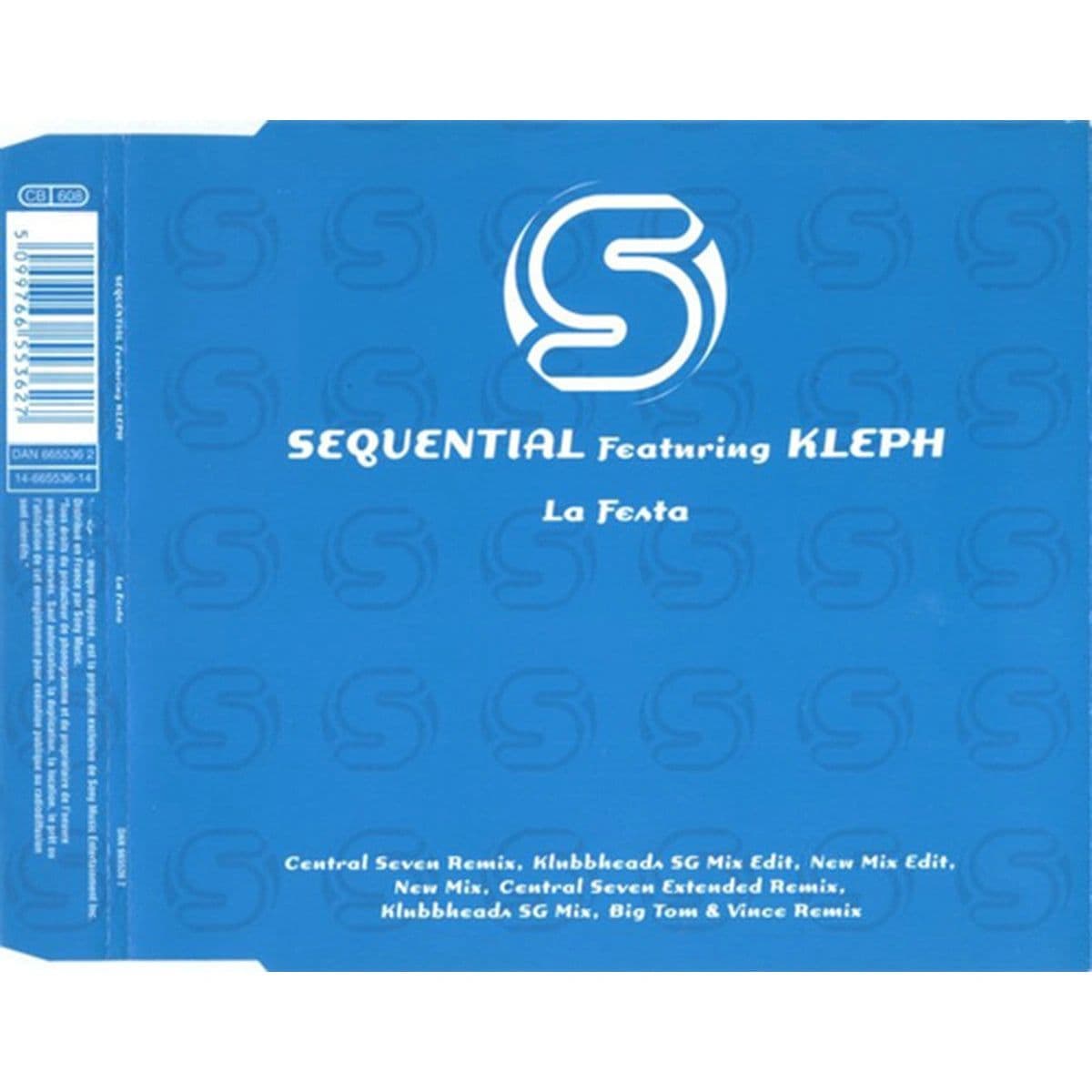 Sequential Featuring Kleph – La Festa (CD Maxi Single) usado (VG+) maleta