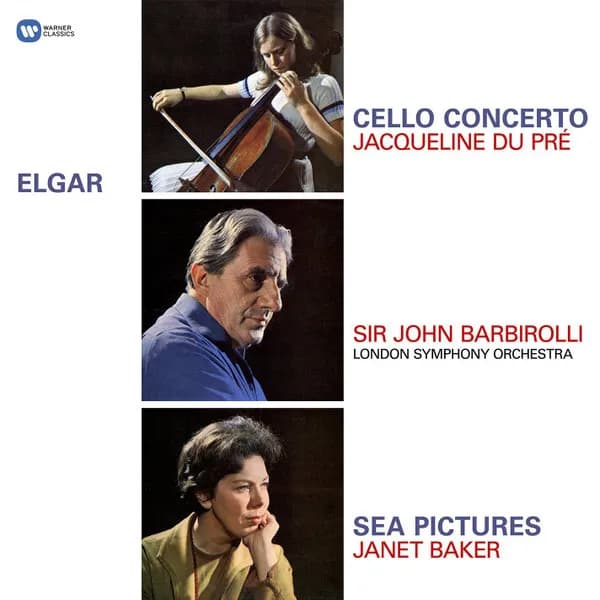 Sir Edward Elgar & Jacqueline Du Pré & Sir John Barbirolli & London Symphony Orchestra & Janet Baker - Cello Concerto / Sea Pictures (Vinilo LP nuevo)