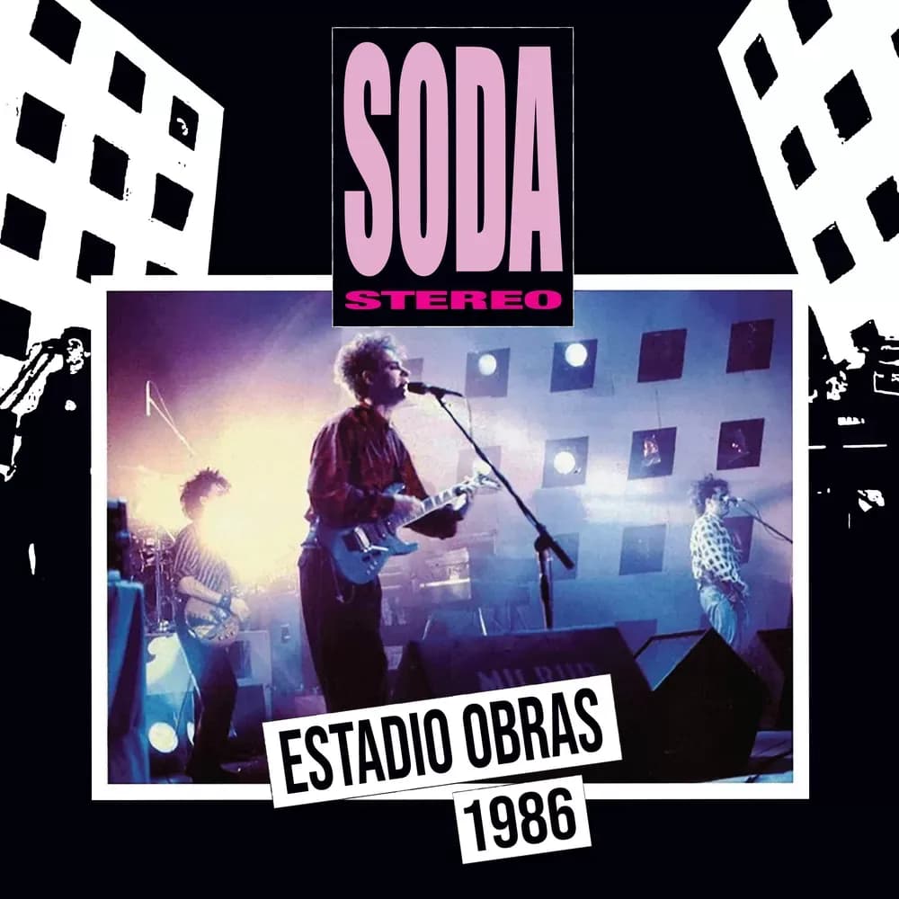 Soda Stereo - Estadio Obras 1986 (Vinilo LP Color Transparente nuevo)