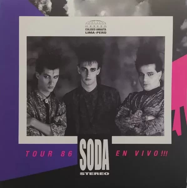Soda Stereo - Tour 86 En Vivo: Coliseo Amauta, Lima (Vinilo Doble 2LP nuevo)