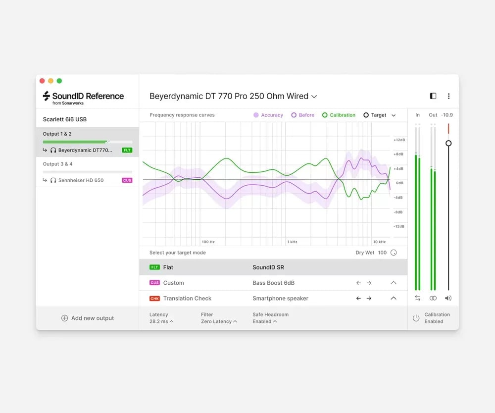 Sonarworks SoundID Reference for Headphones – Software de Calibración de Audífonos (Descarga Digital) - Variante en LEMM DJ S