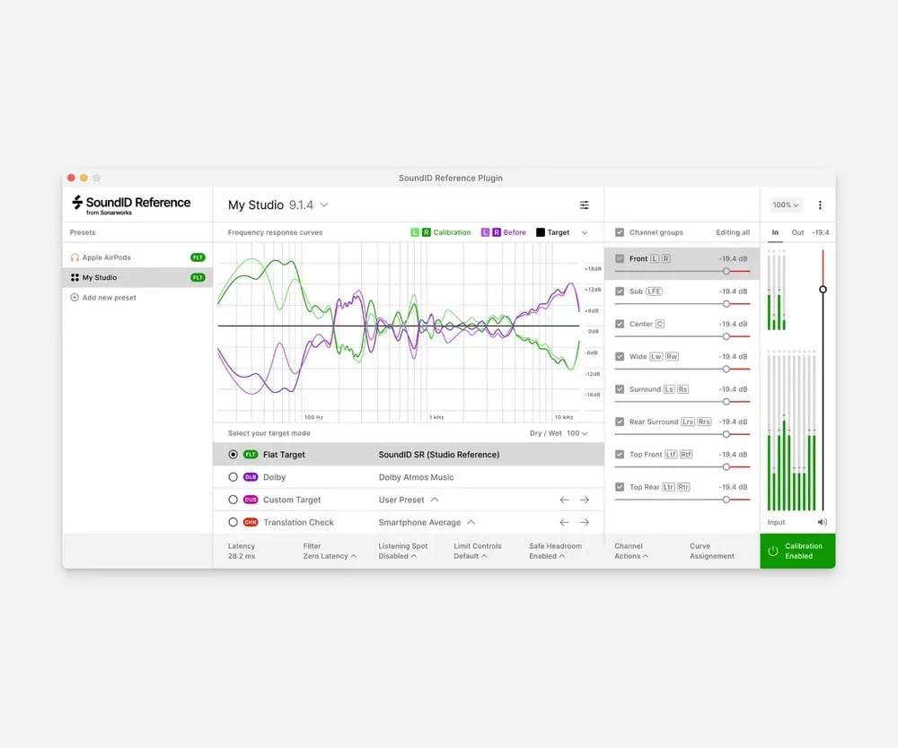 Sonarworks SoundID Reference for Multichannel – Software de Calibración Surround y Atmos (Descarga Digital) - Variante en LEM