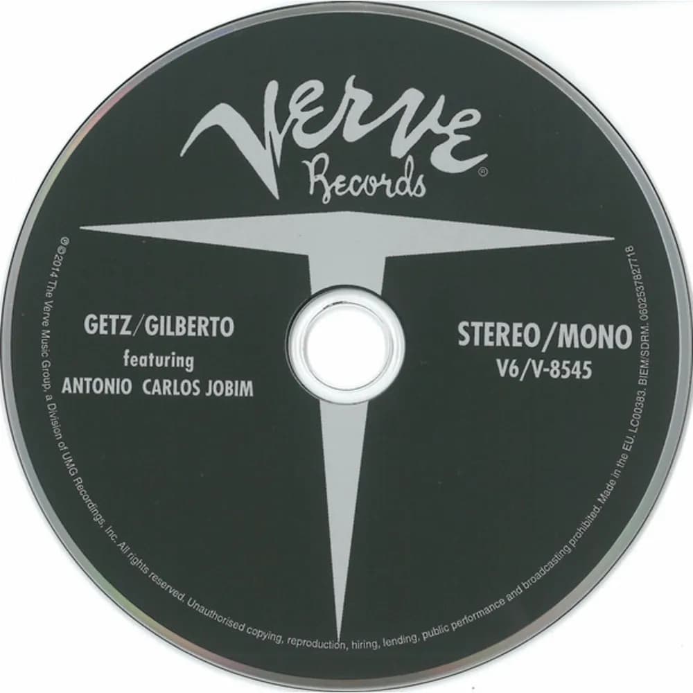 Stan Getz / João Gilberto Featuring Antonio Carlos Jobim - Getz / Gilberto (CD nuevo)