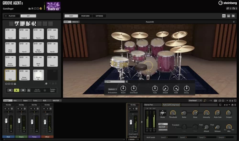 Steinberg Groove Agent 6 – Batería Virtual y Creación de Beats (Descarga Digital)
