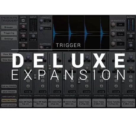 Steven Slate TRIGGER 2 Deluxe – Pack de Expansión de Batería para TRIGGER 2 (Descarga Digital) - Variante en LEMM DJ Store