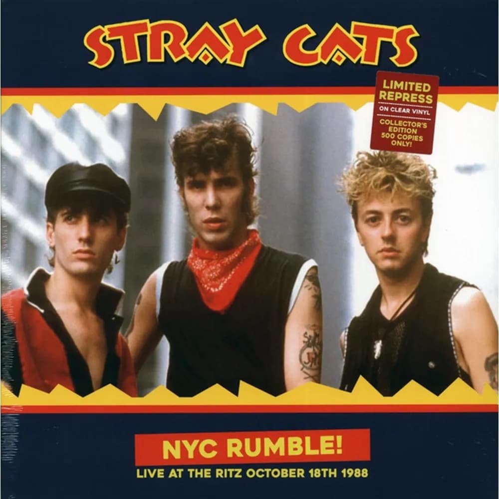 Stray Cats - NYC Rumble! Live at the Ritz October 18. 1988 (Clear Vinyl) (LP nuevo)