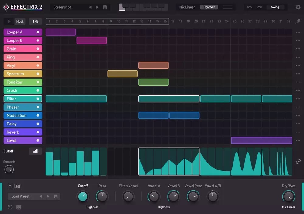 Sugar Bytes Effectrix2 – Secuenciador Multiefecto (Descarga Digital) - Variante en LEMM DJ Store