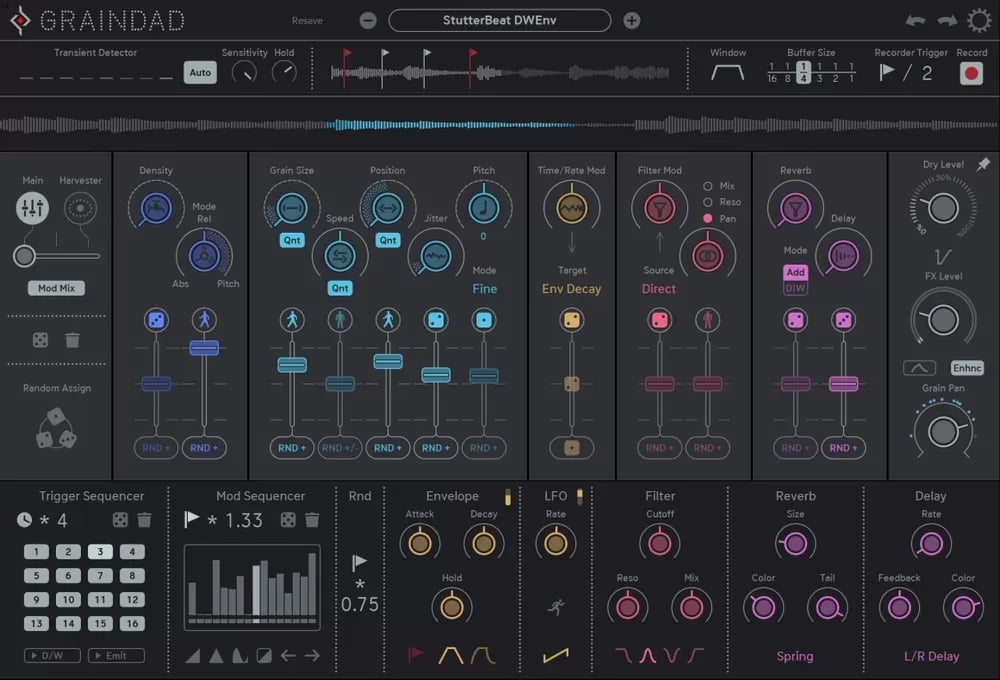 Sugar Bytes Graindad – Granular en Tiempo Real (Descarga Digital) - Variante en LEMM DJ Store