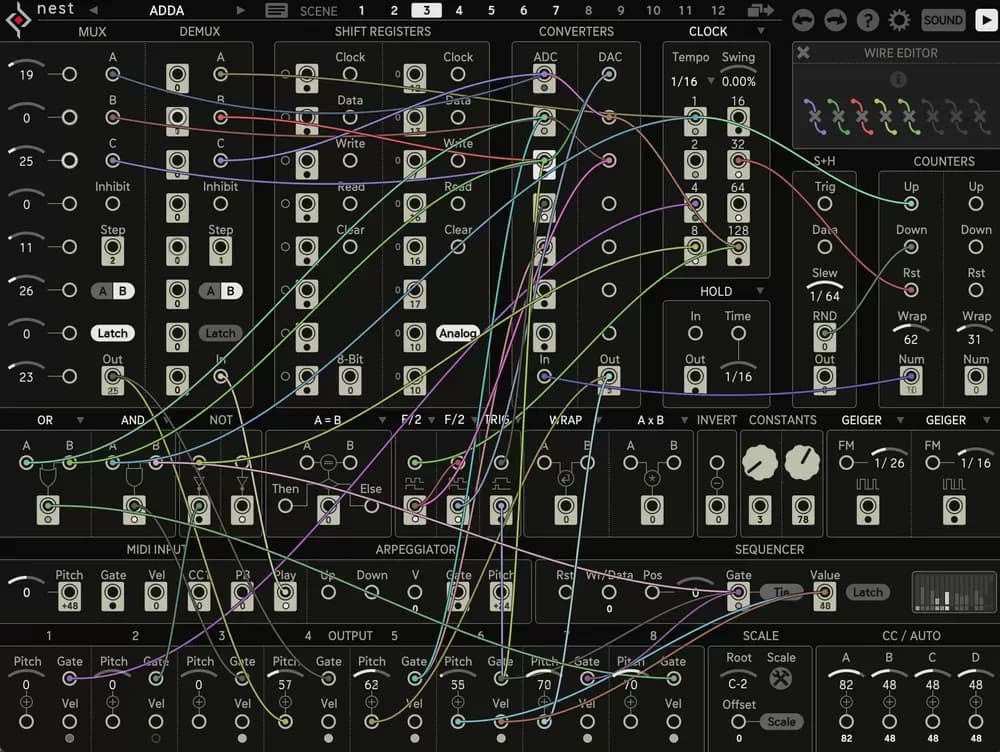 Sugar Bytes Nest – Secuenciador MIDI Modular (Descarga Digital)