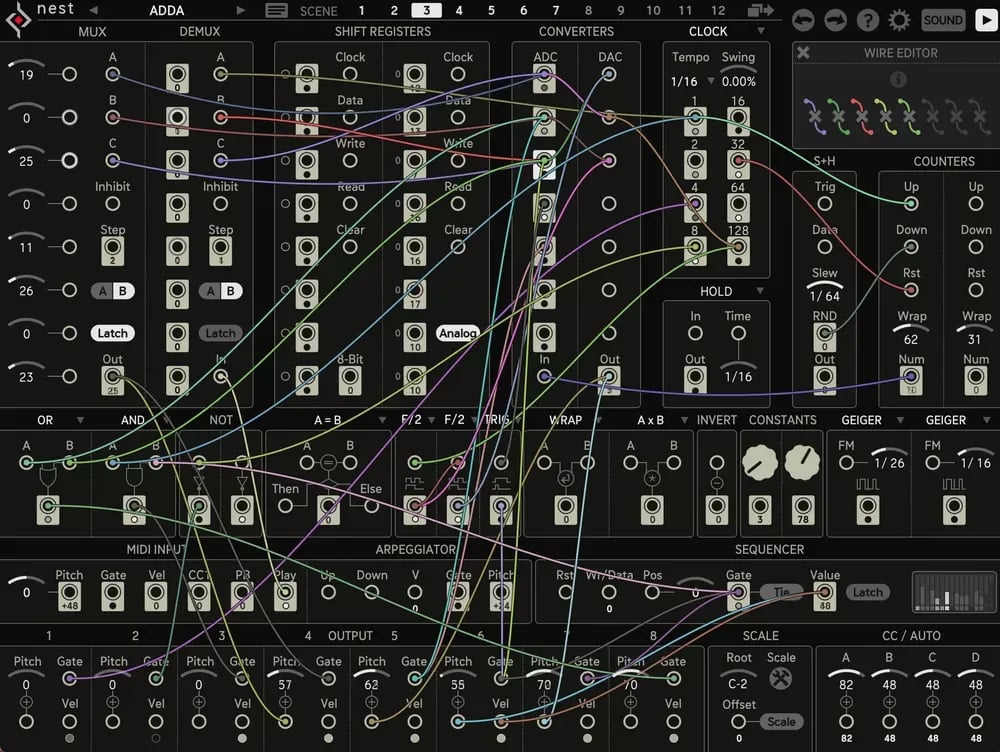 Sugar Bytes Nest – Secuenciador MIDI Modular (Descarga Digital) - Variante en LEMM DJ Store