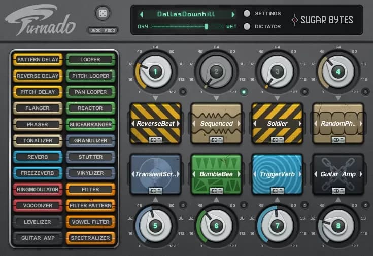 Sugar Bytes Turnado – Multiefecto en Tiempo Real (Descarga Digital)