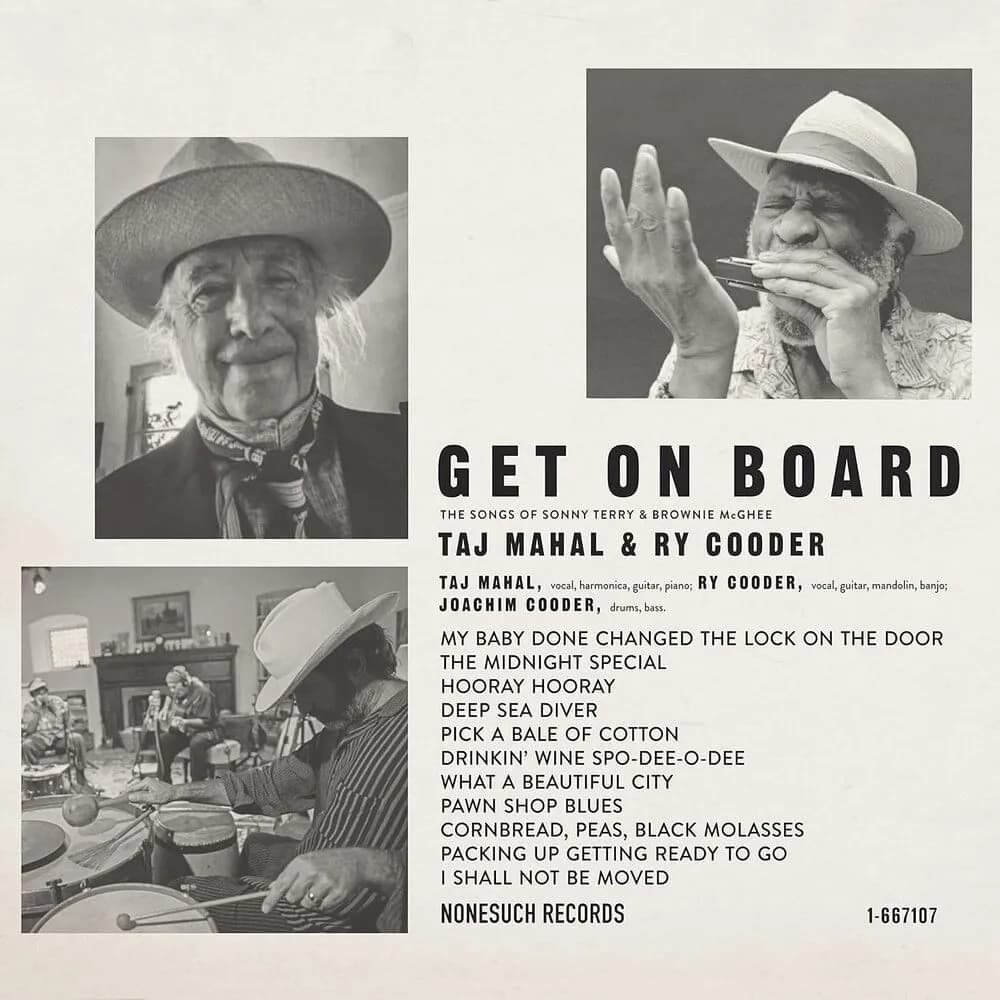 Taj Mahal & Ry Cooder - Get On Board (The Songs Of Sonny Terry & Brownie McGhee) (Vinilo LP nuevo)