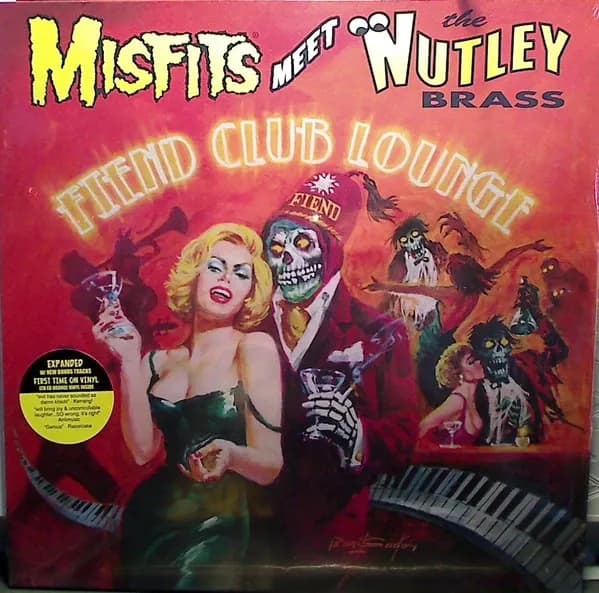The Nutley Brass - Misfits Meet The Nutley Brass - Fiend Club Lounge (Vinilo LP Color Naranjo nuevo)