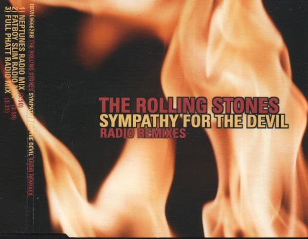 The Rolling Stones – Sympathy For The Devil (Radio Remixes) (CD Single usado VG+)