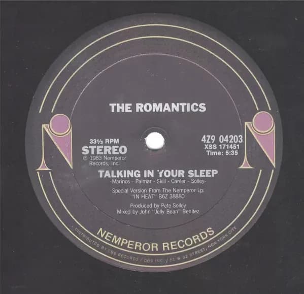 The Romantics - Talking In Your Sleep (Vinilo usado VG+)
