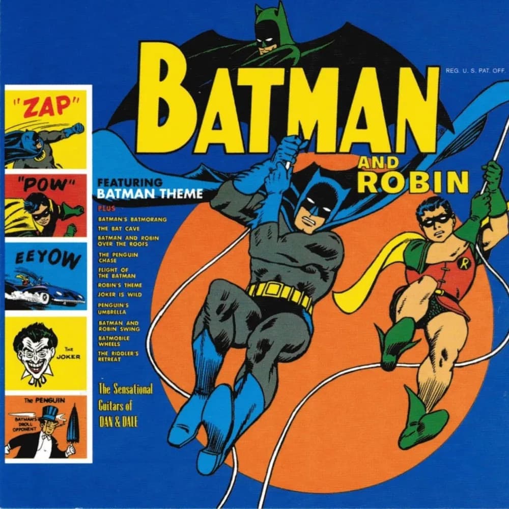 The Sensational Guitars Of Dan & Dale, The / Sun Ra & Blues Project - Batman And Robin (Vinilo LP Color Azul nuevo)