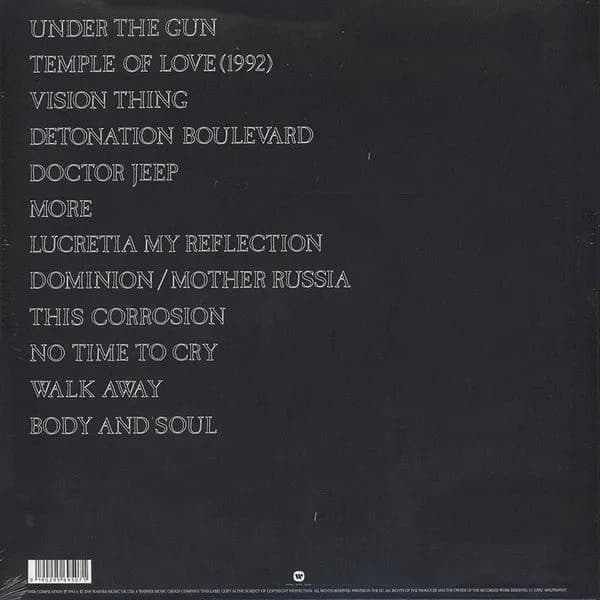 The Sisters Of Mercy - Greatest Hits Volume One - A Slight Case Of Overbombing (Vinilo Doble 2LP nuevo)