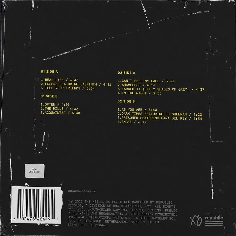 The Weeknd - Beauty Behind The Madness (Vinilo Doble 2LP nuevo)