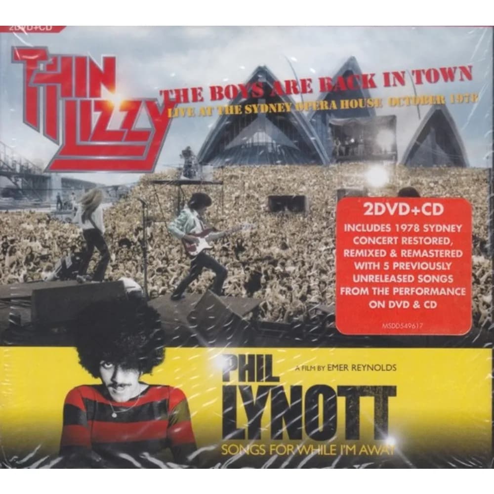 Thin Lizzy, Phil Lynott - The Boys Are Back In Town (Live At The Sydney Opera House October 1978) / Songs For While I'm Away (CD Doble (2CD) nuevo)