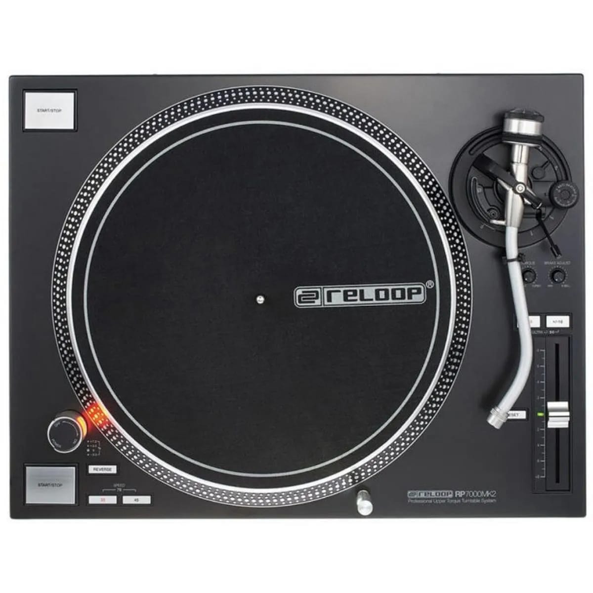 Reloop RP-7000 MK2 – Tornamesa DJ Tracción Directa - Variante - Vista alternativa en LEMM DJ Store