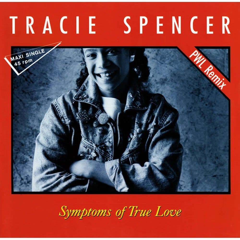 Tracie Spencer - Symptoms Of True Love (PWL Remix) (12", Maxi) (Vinilo usado VG+)