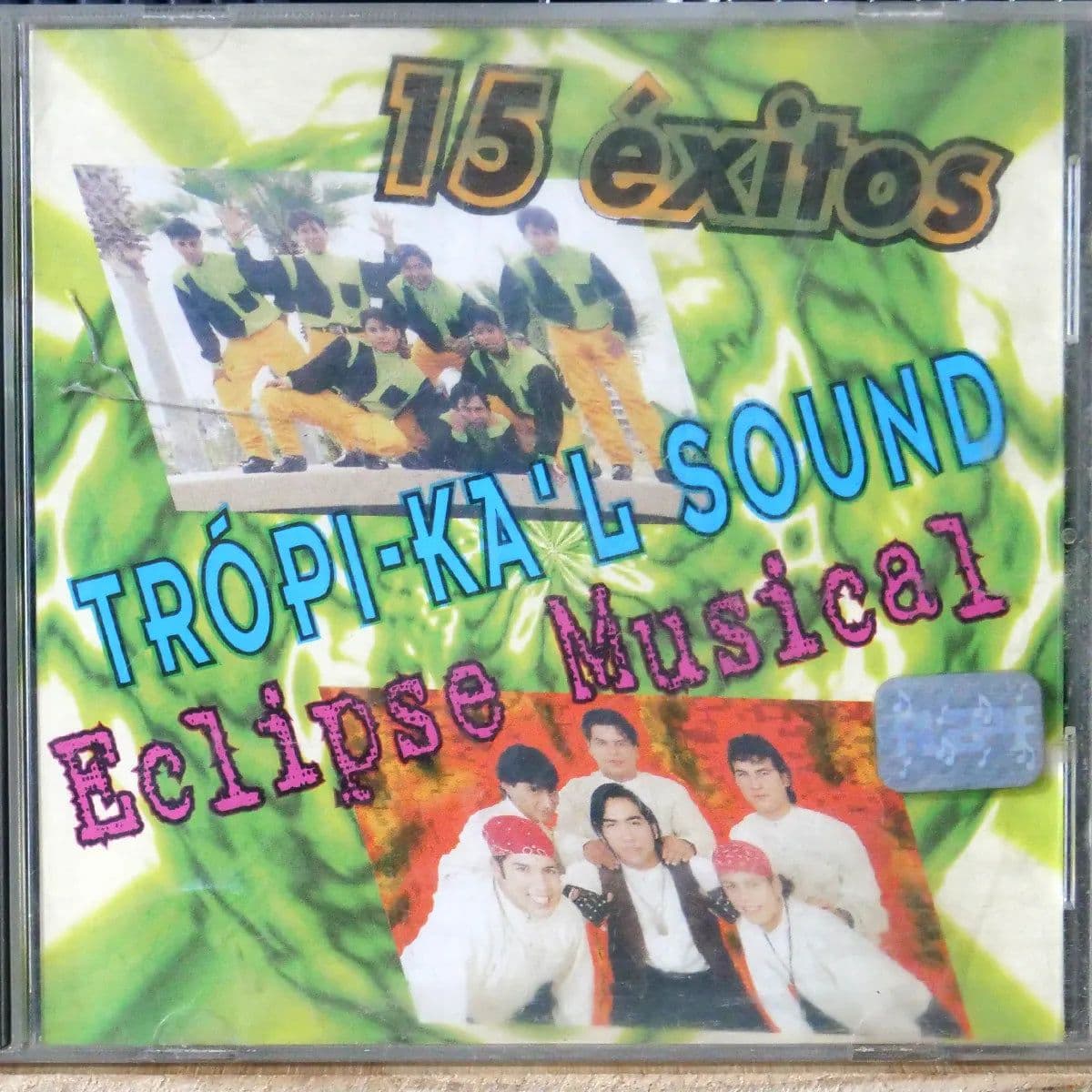 Trópi-ka'l Sound & Eclipse Musical – 15 Éxitos (CD Album usado VG+) con marcas superficiales que no afectan la reproducción