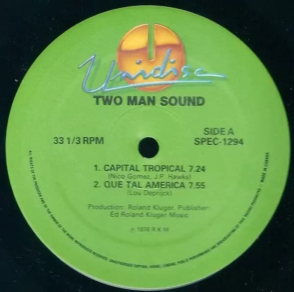 Two Man Sound - Capital Tropical - Que Tal America / Disco Samba (Medley) (Vinilo usado VG+)