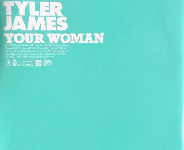 Tyler James – Your Woman (CD Single usado VG+)