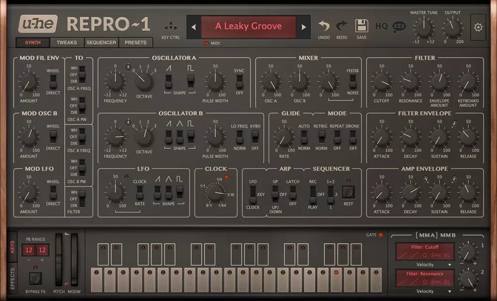 u-he Repro – Sintetizador analógico modelado a nivel de circuito (Descarga Digital)