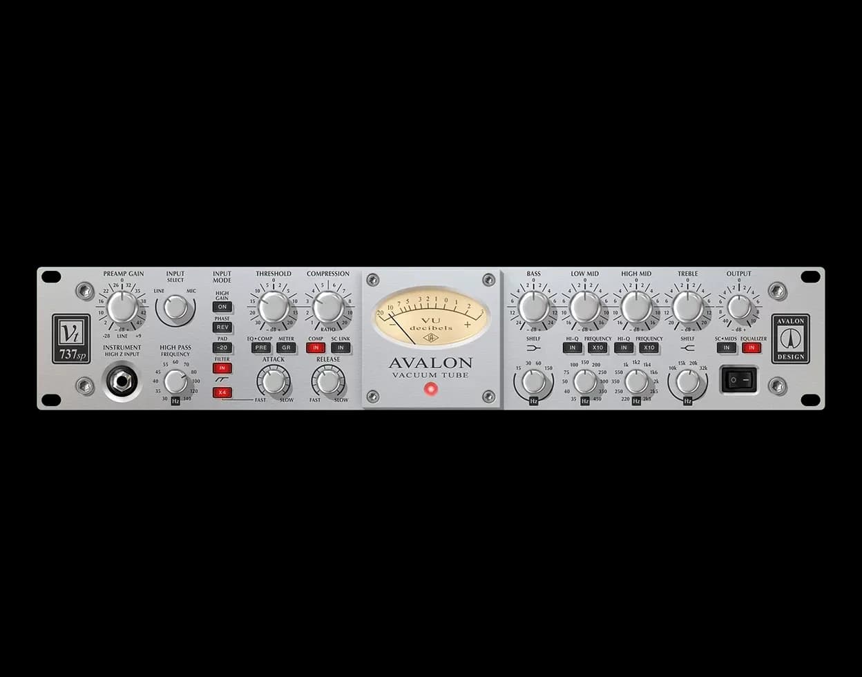 Universal Audio Avalon VT-737 Tube Channel Strip – Channel Strip a Válvulas para Voces (Descarga Digital)