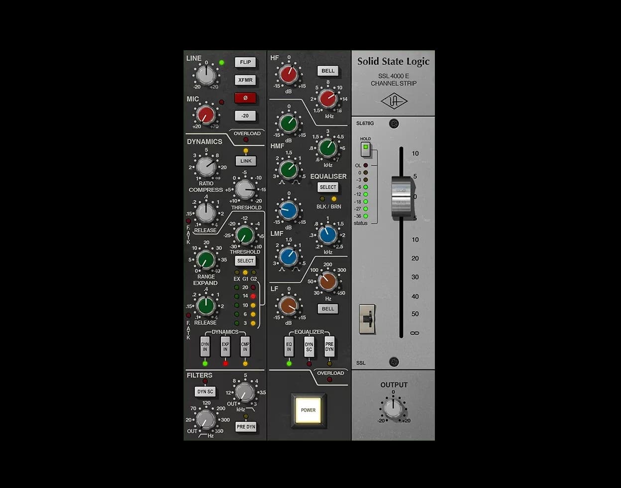 Universal Audio SSL 4000 E Channel Strip – Channel Strip de Consola SSL 4000 E (Descarga Digital)