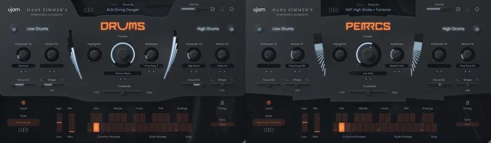 UJAM Hans Zimmer's Drums & Percussion Bundle – Pack de Batería y Percusión Cinematográfica (Descarga Digital)
