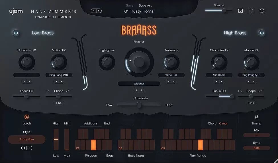 UJAM Symphonic Elements BRAAASS – Metales Orquestales Virtuales para Cine (Descarga Digital) - Variante en LEMM DJ Store