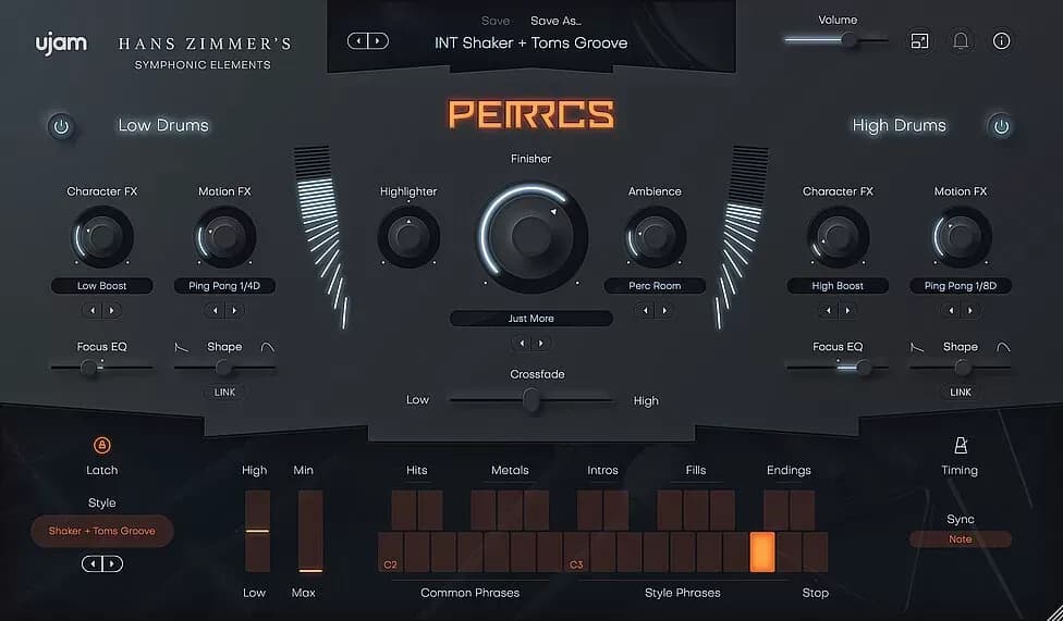 UJAM Symphonic Elements PERRCS – Percusión Orquestal Cinematográfica de Impulso (Descarga Digital)