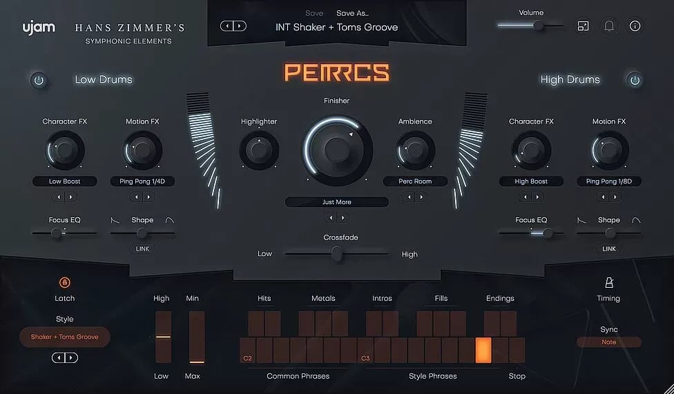 UJAM Symphonic Elements PERRCS – Percusión Orquestal Cinematográfica de Impulso (Descarga Digital) - Variante en LEMM DJ Stor