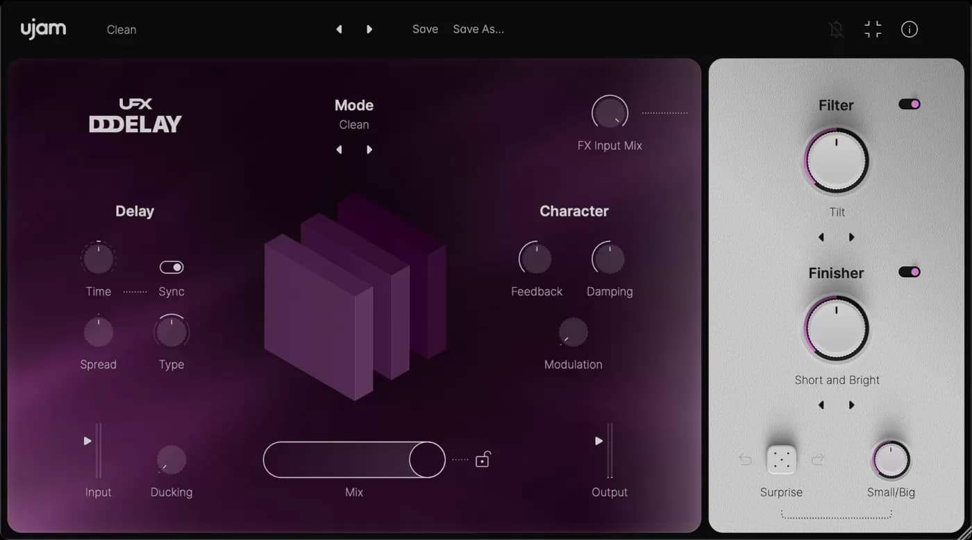 UJAM UFX DELAY – Plugin de Delay para Producción Musical (Descarga Digital)