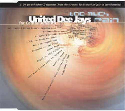 United Dee Jays For Central America – Too Much Rain (CD Maxi Single) usado (VG+) box 7