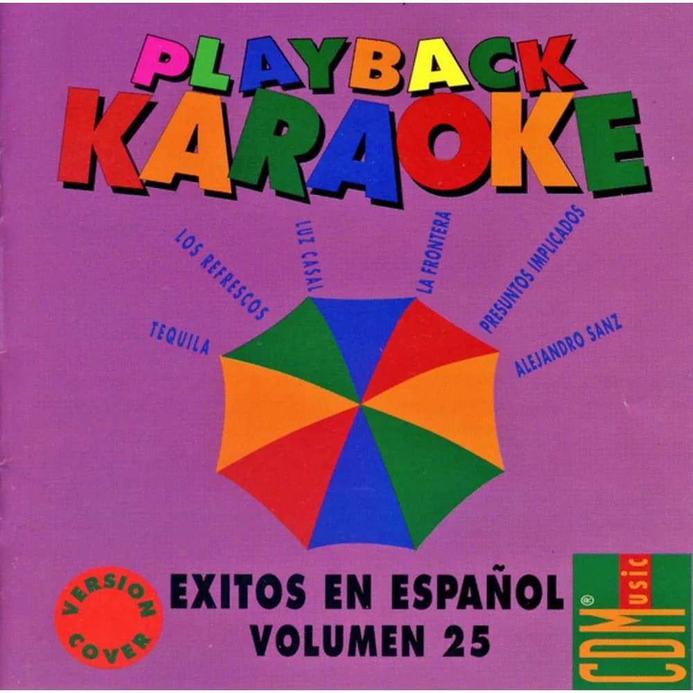 Unknow Artists - Playback Karaoke Exitos En Español Volumen 25 (CD nuevo)