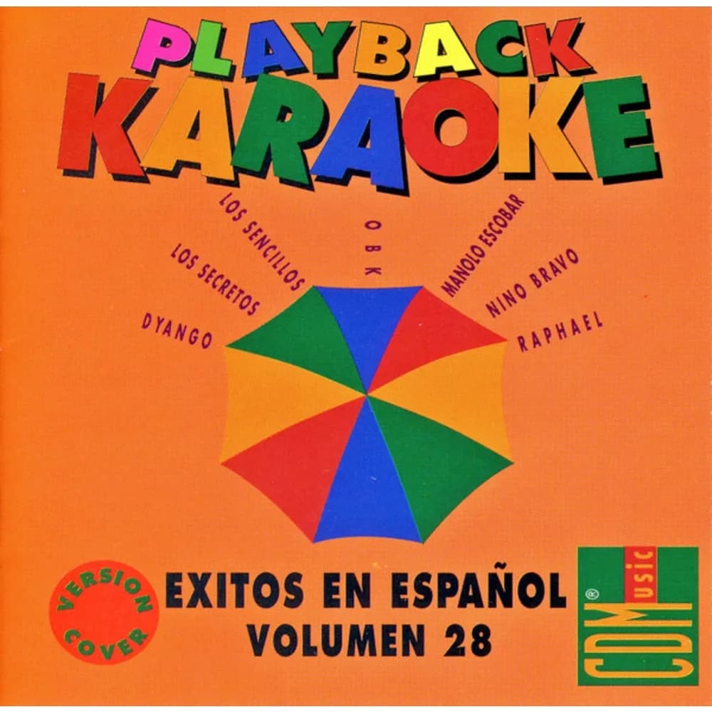 Unknow Artists - Playback Karaoke Exitos En Español Volumen 28 (CD nuevo)