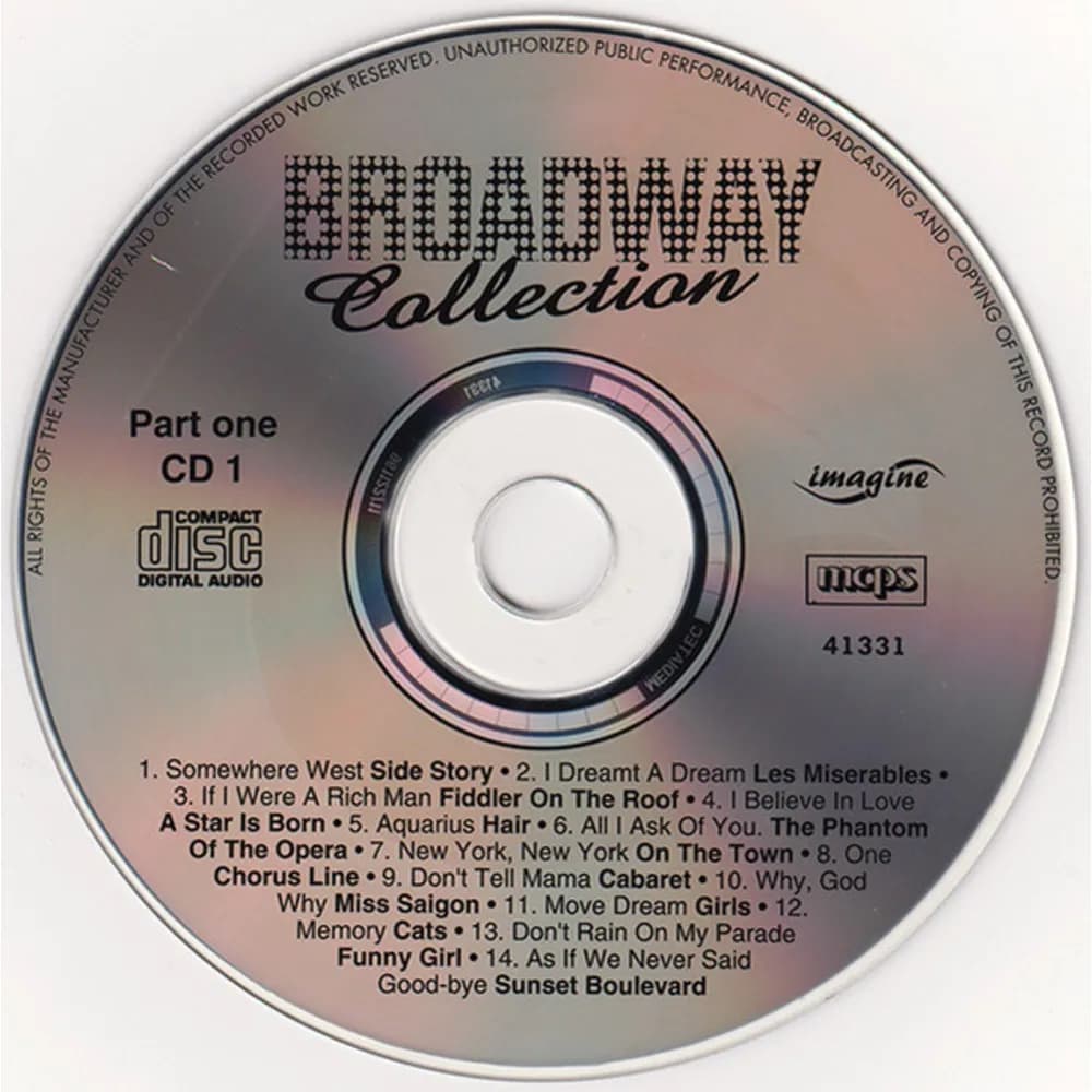 Unknown Artist - Broadway Collection (The Songs From Musicals) (CD nuevo)