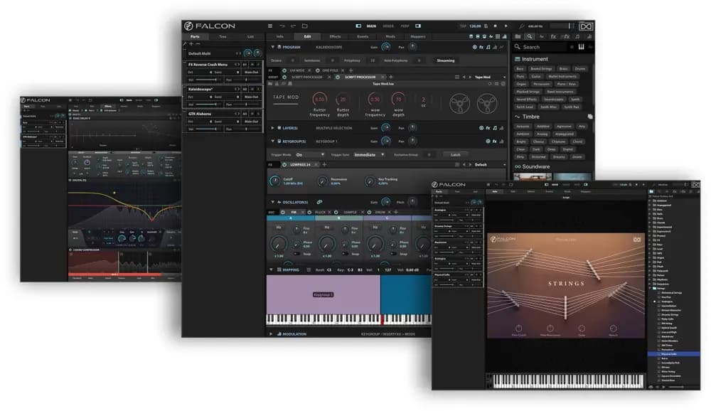 UVI Falcon – Instrumento híbrido de síntesis y sampling (Descarga Digital)