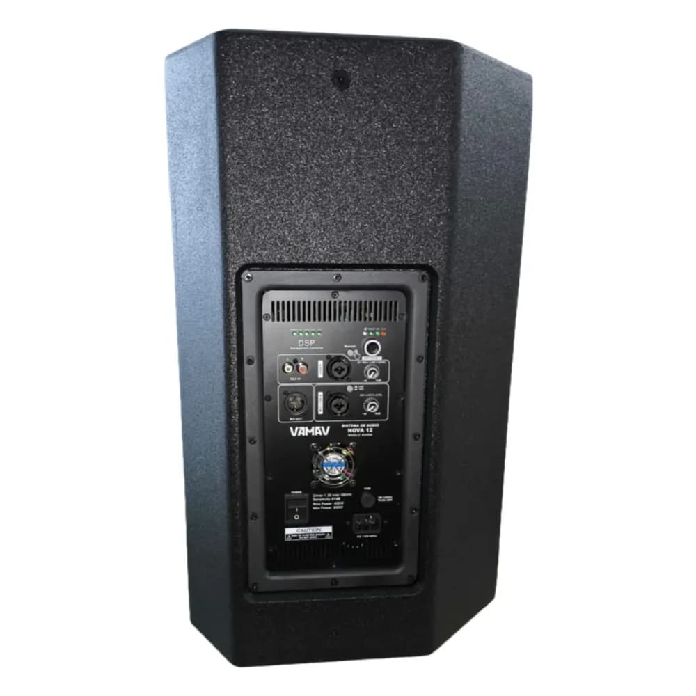 VAMAV NOVA 12 – Caja Activa 12" 400 W RMS con DSP de 5 Presets y Bluetooth