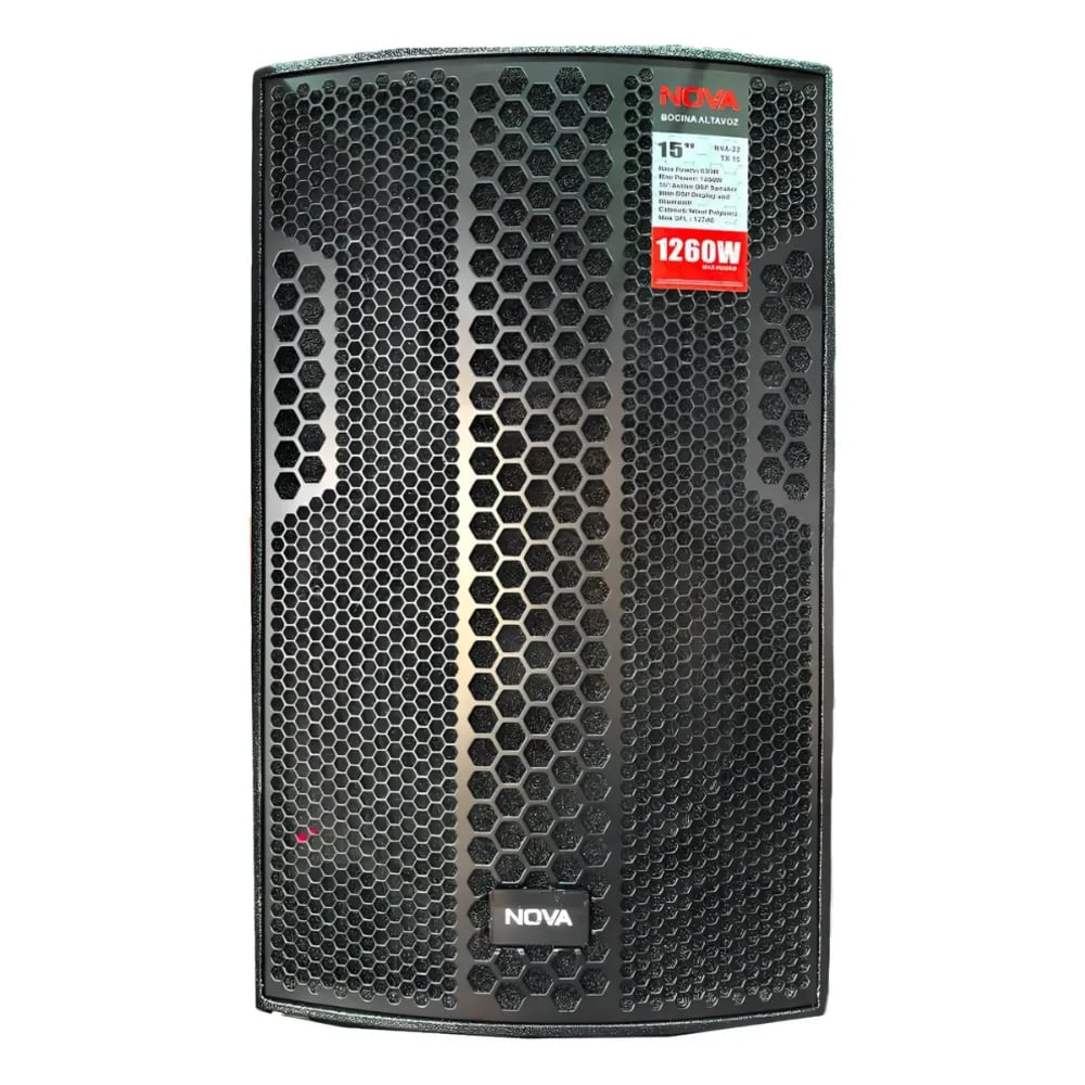 VAMAV NOVA TX15 – Parlante Activo 15" 630 W RMS con DSP, Display y Bluetooth TWS - Variante en LEMM DJ Store