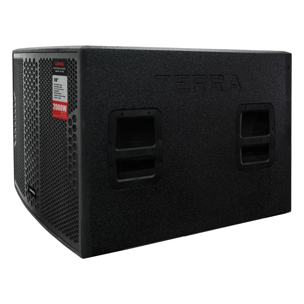 VAMAV TX18S – Subwoofer Activo 18" 1000 W RMS Band-Pass con DSP y Pantalla a Color