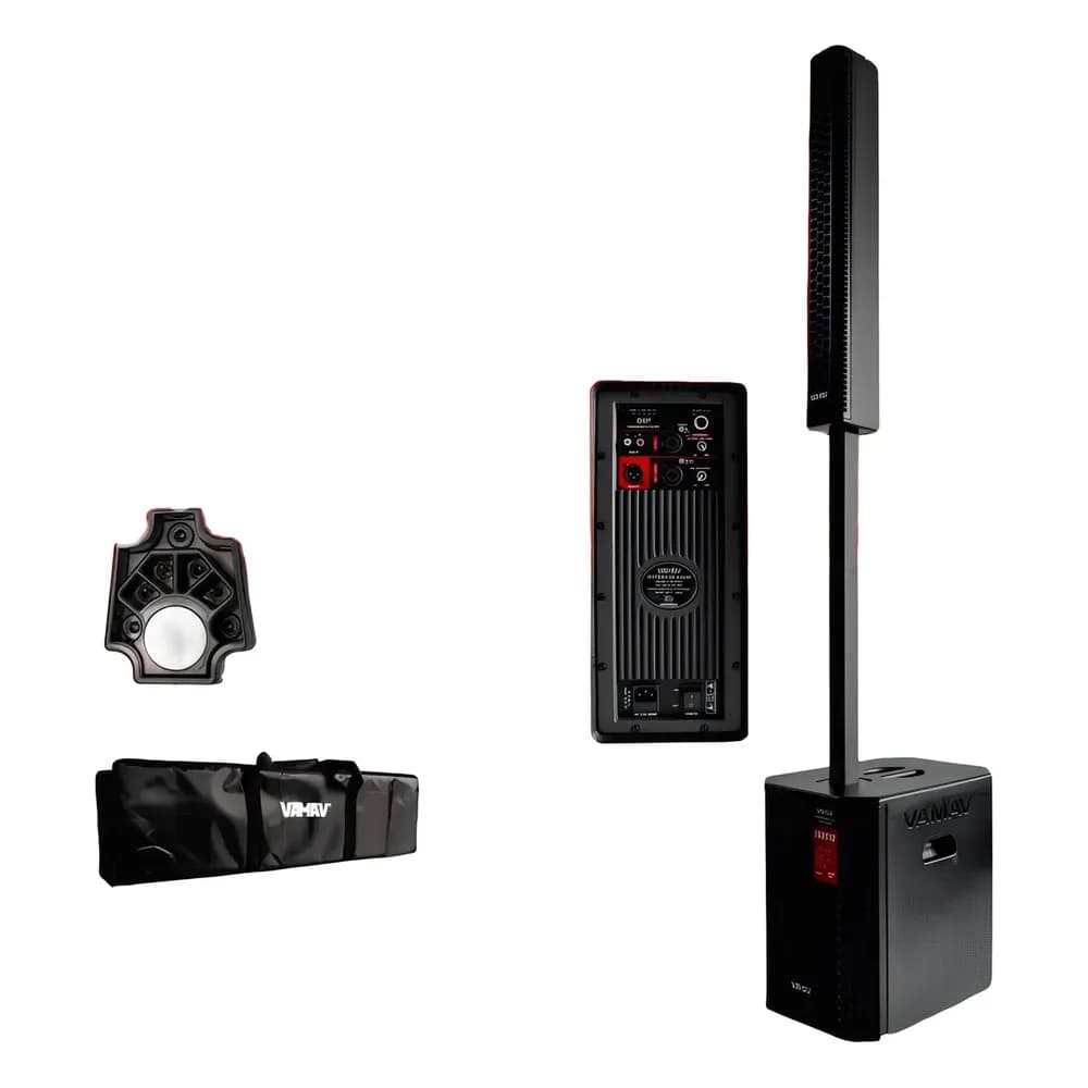 VAMAV XPECTRA 800 – Sistema de Sonido de Columna con Subwoofer 12" 800 W RMS y Bluetooth