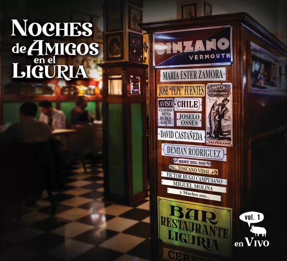 Varios Artistas - Noche de Amigos En El Liguria (Vinilo LP nuevo) - Variante en LEMM DJ Store