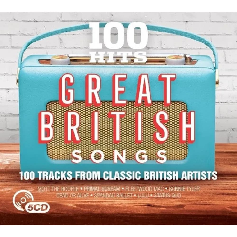 Varios Interpretes - 100 Hits Great British Songs (CD (5CD) nuevo)