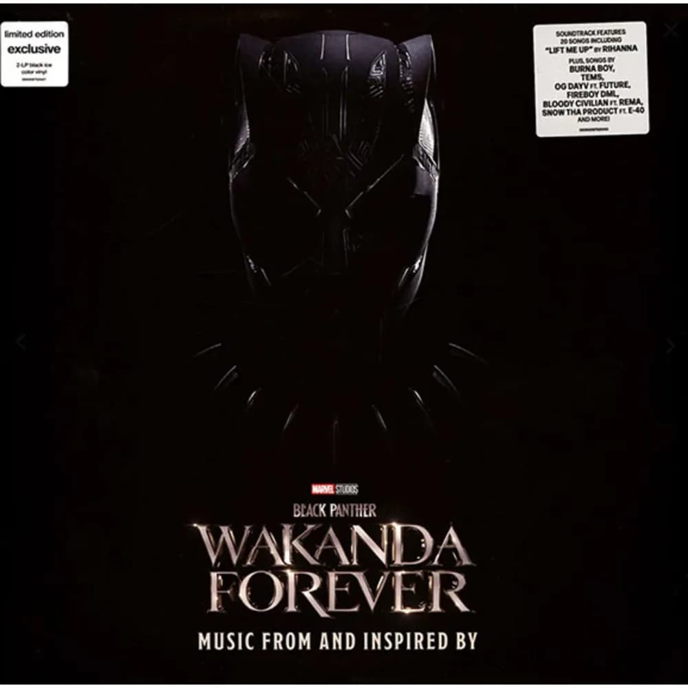 Varios Interpretes - Black Panther: Wakanda Forever (Music From And Inspired By) (Vinilo Doble 2LP Color Negro nuevo)