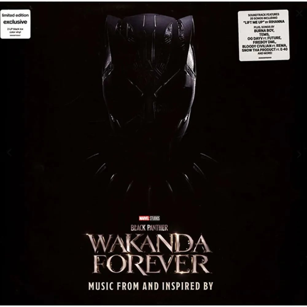 Varios Interpretes - Black Panther: Wakanda Forever (Music From And Inspired By) (Vinilo Doble 2LP Color Negro nuevo) - Varia